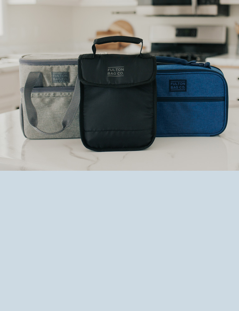Fulton bag co. upright lunch bag - appricot